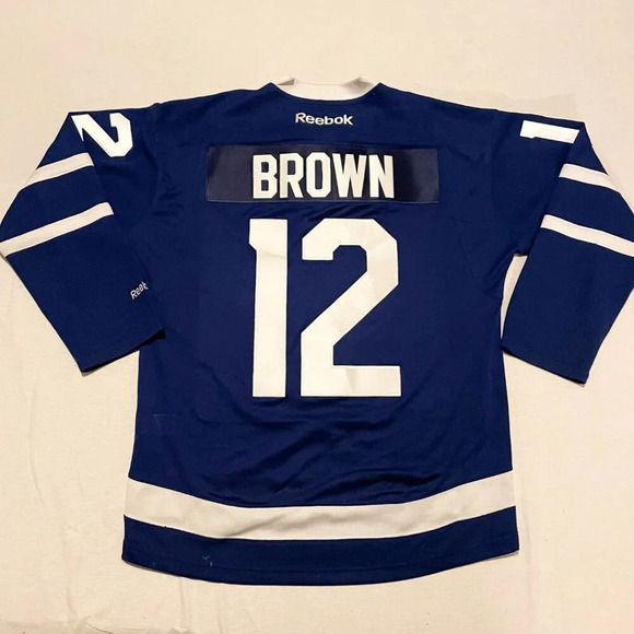 Toronto Maple Leafs Connor Brown Reebok Jersey No 12 Mens Size  Medium Flaws - Picture 13 of 16